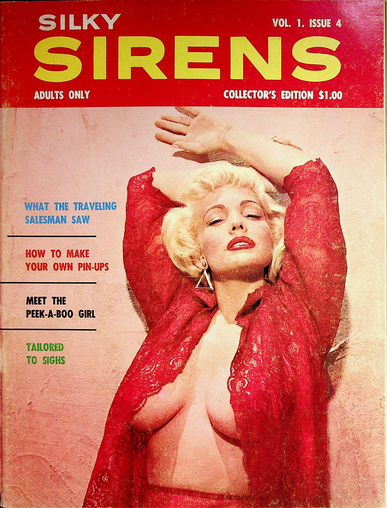 Silky Sirens Busty Magazine  The Peek-A-Boo Girl Honey  vol.1 #4  1963   Collector Edition    062322lm-p2