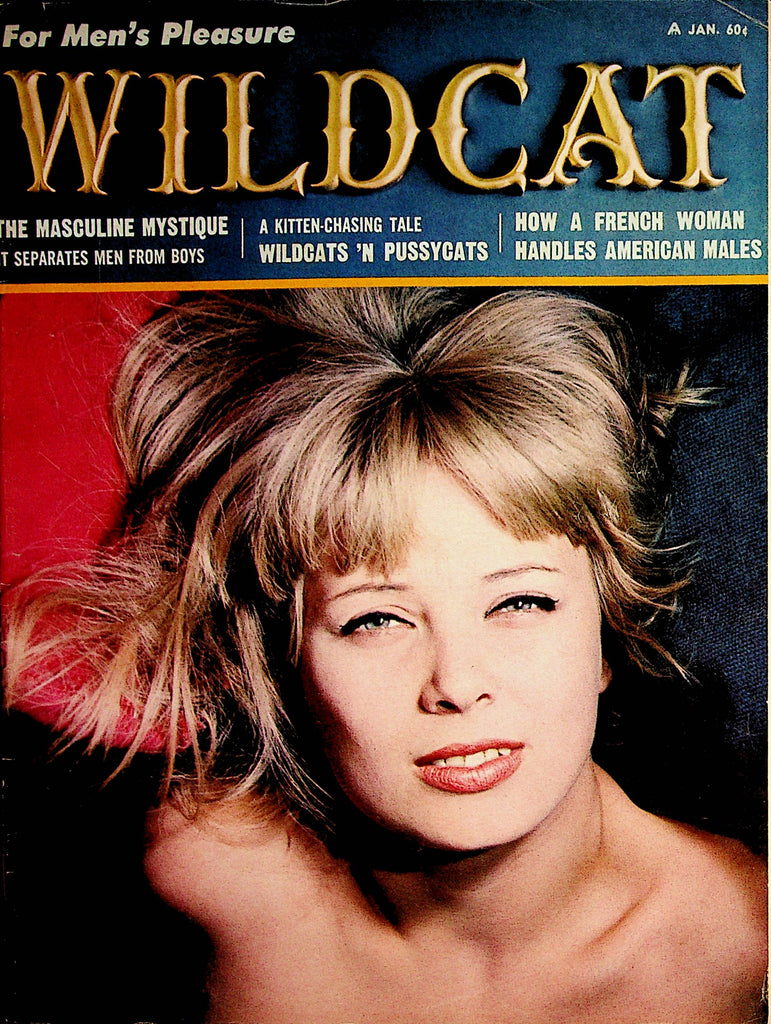 Wildcat Busty Magazine  Centerfold Girl Jaqueline Renee  January 1966   062122lm-p