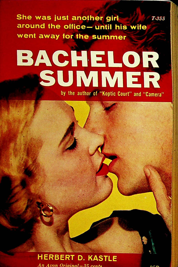 Bachelor Summer Adult Novel by Herbert D. Kastle  1959  A Avon Original  110121lm-dm