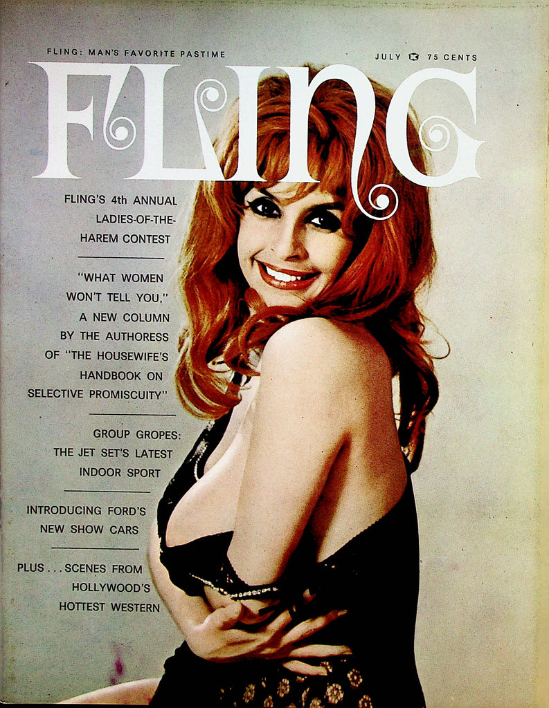 Fling Busty Magazine   Covergirl & Harem Girl Zita  July 1969     101522lm-p