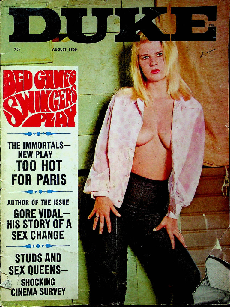 Duke Magazine Bed Games Swingers Play August 1968 022723RP