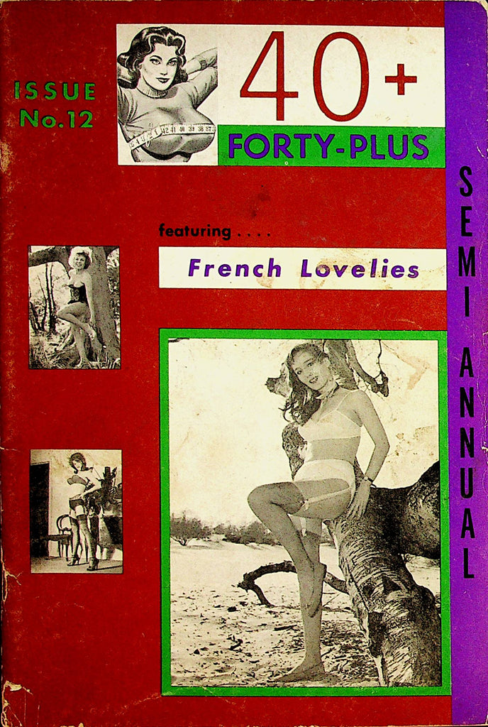 40+ Busty Vintage Semi Annual Magazine  French Lovelies  #12 1960's    062722lm-p