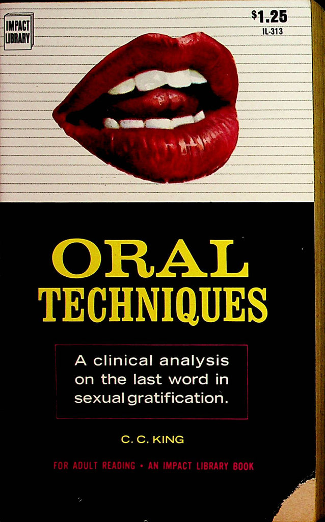 Oral Techniques Novel  by C.C. King  1968  110521lm-dm