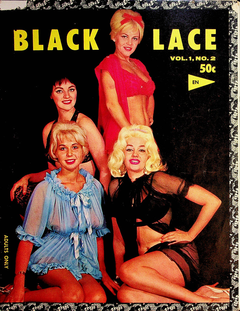 Black Lace Busty Magazine  Covergirl Jennifer Carsons  vol.1 #2  1961  071422lm-p