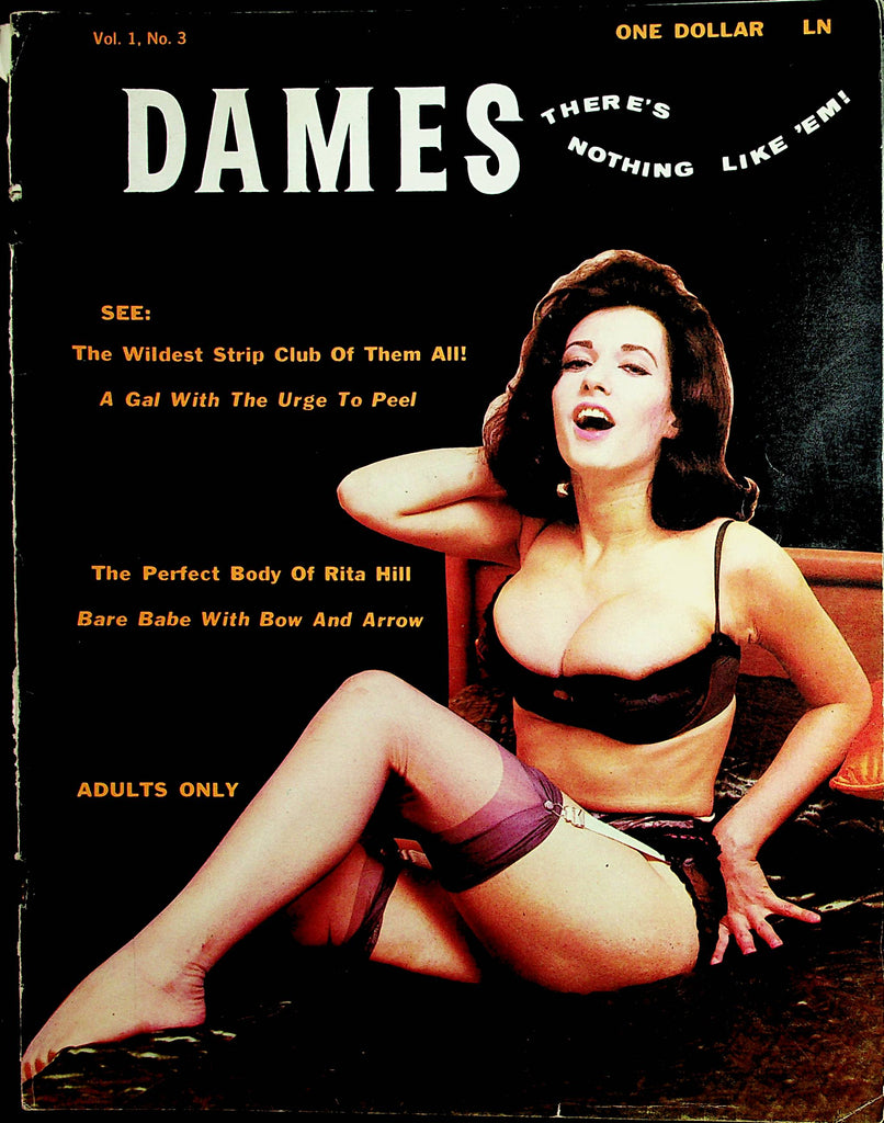 Dames Busty Vintage Magazine  Centerfold Girl Carol Epperson vol.1 #3  1960's   121121lm-dm