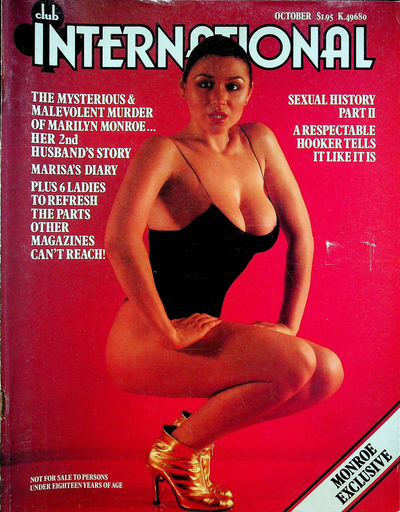 Club International Magazine Marisa's Diary & Sex History Part II October 1977 071222RP