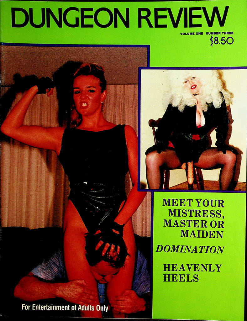 Dungeon Review Contact Magazine Domination/ Heavenly Heels vol.1 #3  1990   010722lm-dm