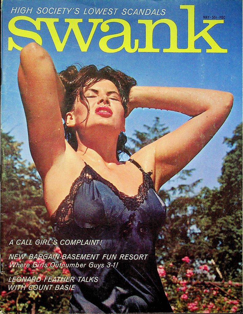 Swank Magazine Leonard Feather Count Basie May 1964 W/Centerfold 060722RP