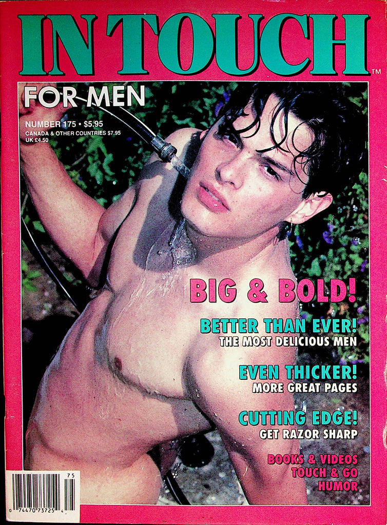 In Touch For Men Gay Magazine  Coverguy Bobby Madsen  #175  1991    081322lm-p