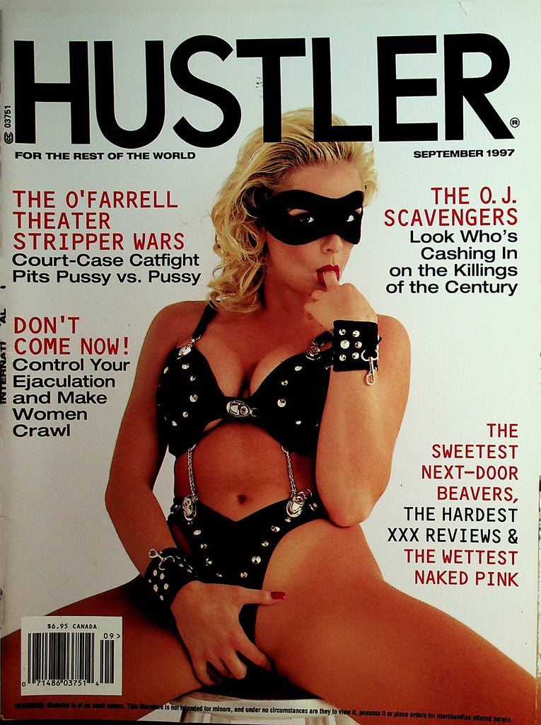 Hustler Magazine  Centerfold Girl Kat  September 1997    011222lm-dm