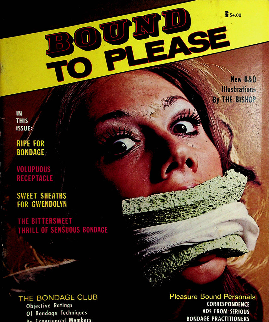 Bound To Please Magazine  Thrill Of Sensuous Bondage  vol.1 #12  1974 by HOM      122121lm-dm