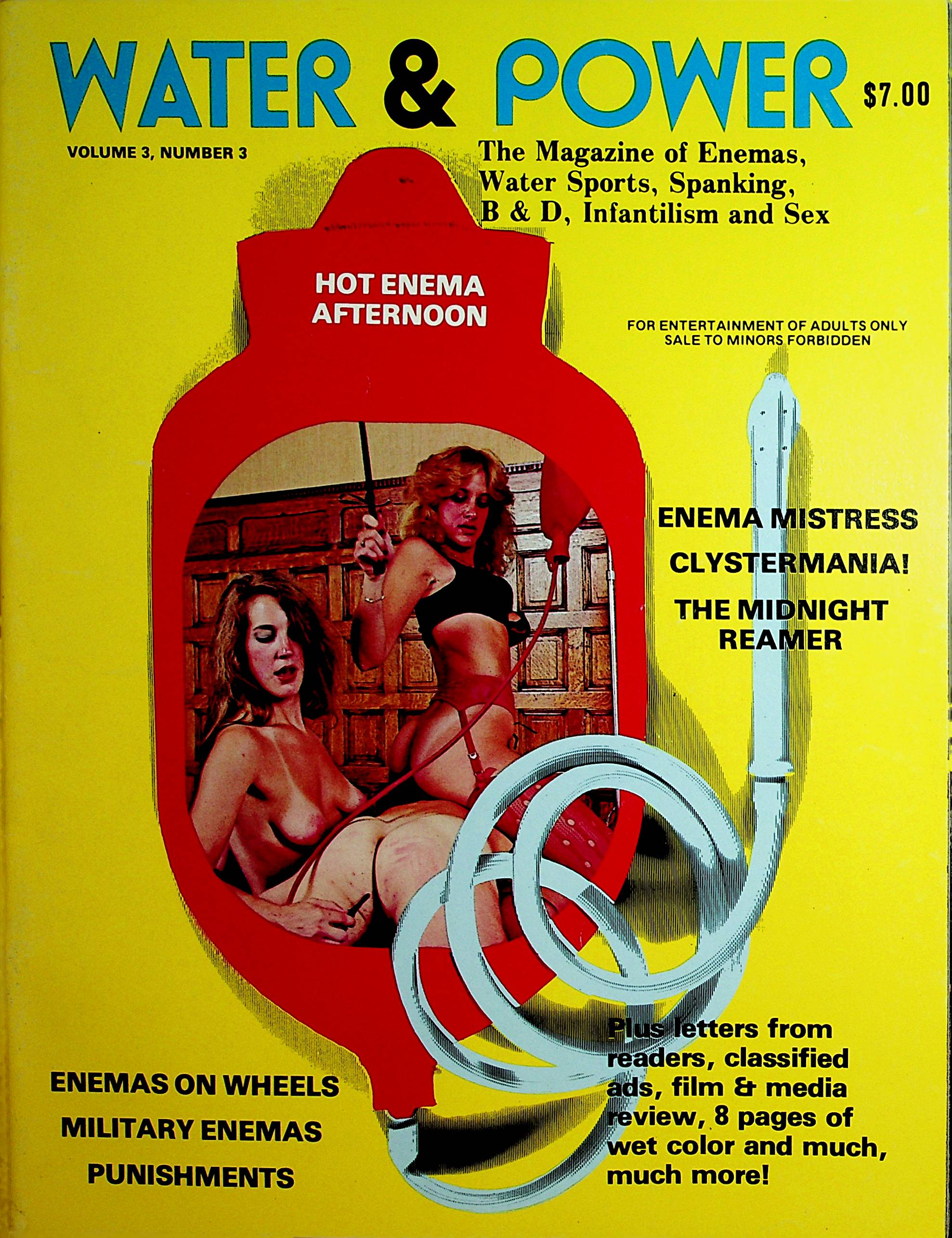 Water & Power Magazine Hot Enema Afternoon / Enema Mistress vol.3 #3 1 –  Mr-Magazine