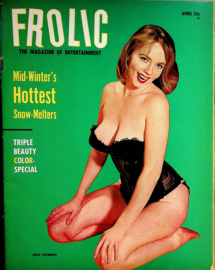 Frolic Busty Magazine   Covergirl Jean Coleman  April 1962    091722lm-p