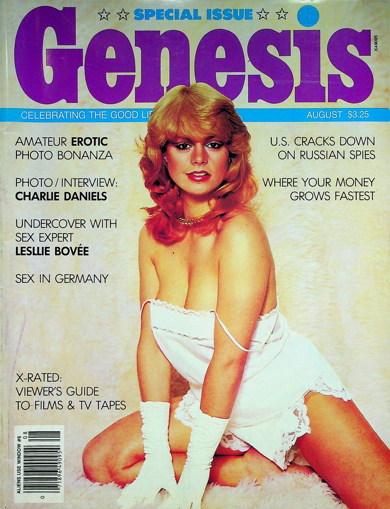 Genesis Magazine Charlie Daniels & Lesllie Bovee Special Issue August 1982 050522RP
