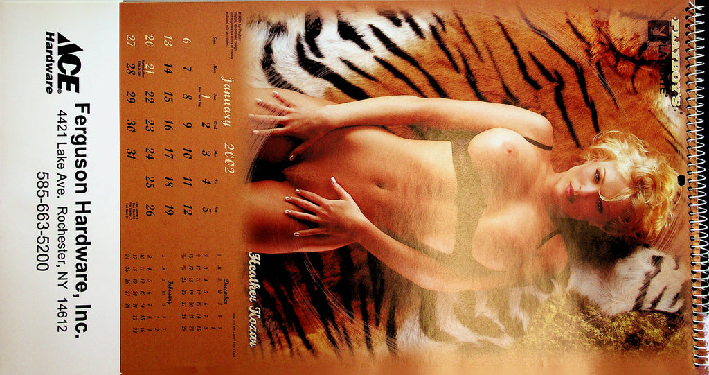 Playboy's Playmate 2002 Advertising Calendar - Ace Hardware  17 " x 9"   041423lm-pca