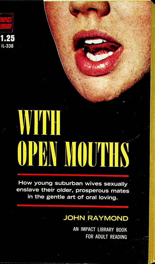 With Open Mouths Novel by John Raymond  1968 Echelon Publishers    110521lm-dm2