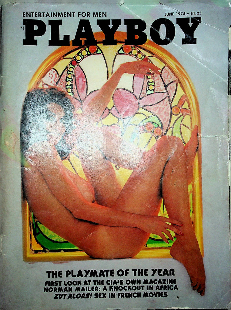 Playboy Magazine Playmate Of The Year & Joseph Heller June 1975 011323RP