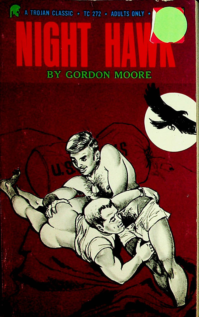 Night Hawk Gay Novel by Gordon Moore  1973  Trojan Classic   062621lm-DM2