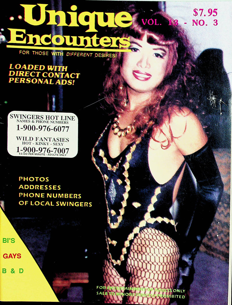 Unique Encounters Contact Magazine  vol.13 #3  1993   012622lm-dm