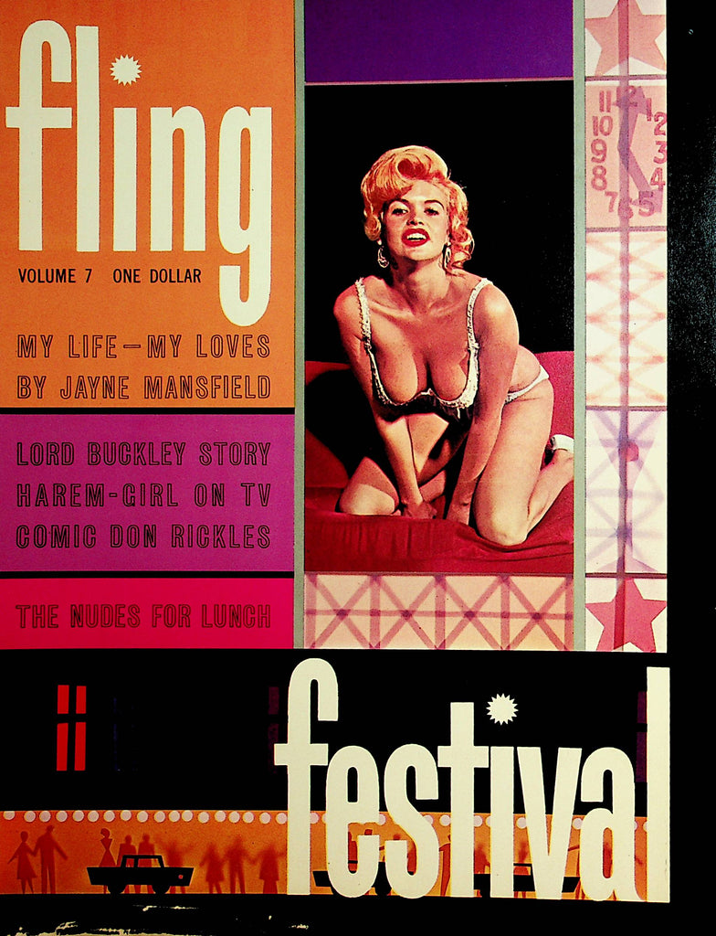 Fling Busty Vintage Magazine  Jayne Mansfield vol.7  1961  112621lm-dm