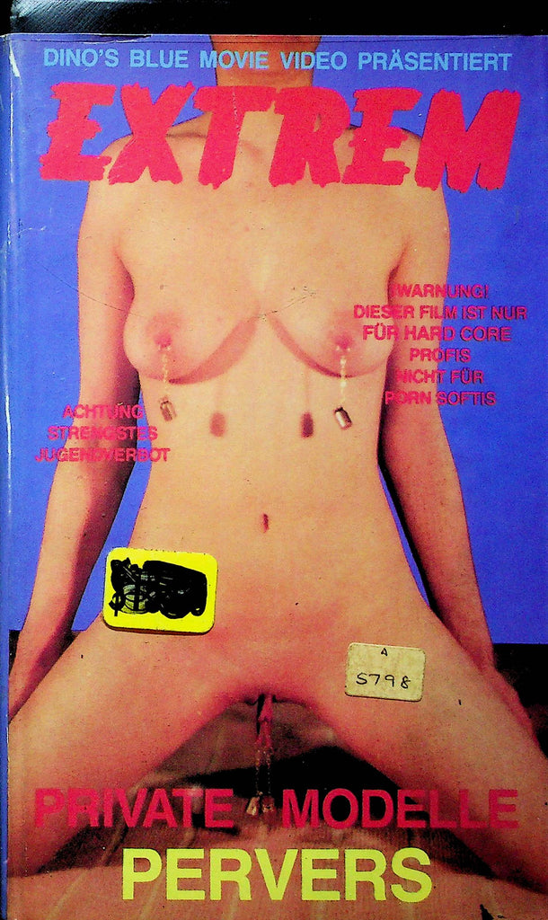 German Adult VHS Movie Dino's Blue Movie Video Prasentiert Extrem By GUFA 031723RPVHS
