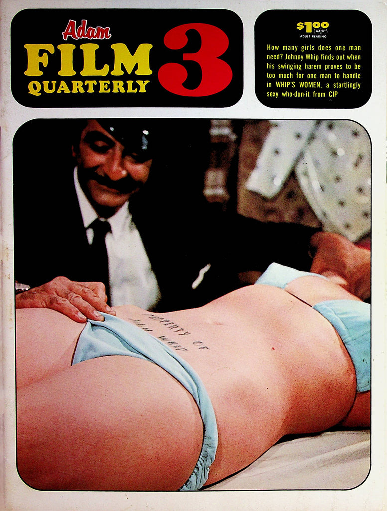 Adam Film Quarterly Magazine  Johnny Whip / The Love-Ins  #3 November 1967     062322lm-p2