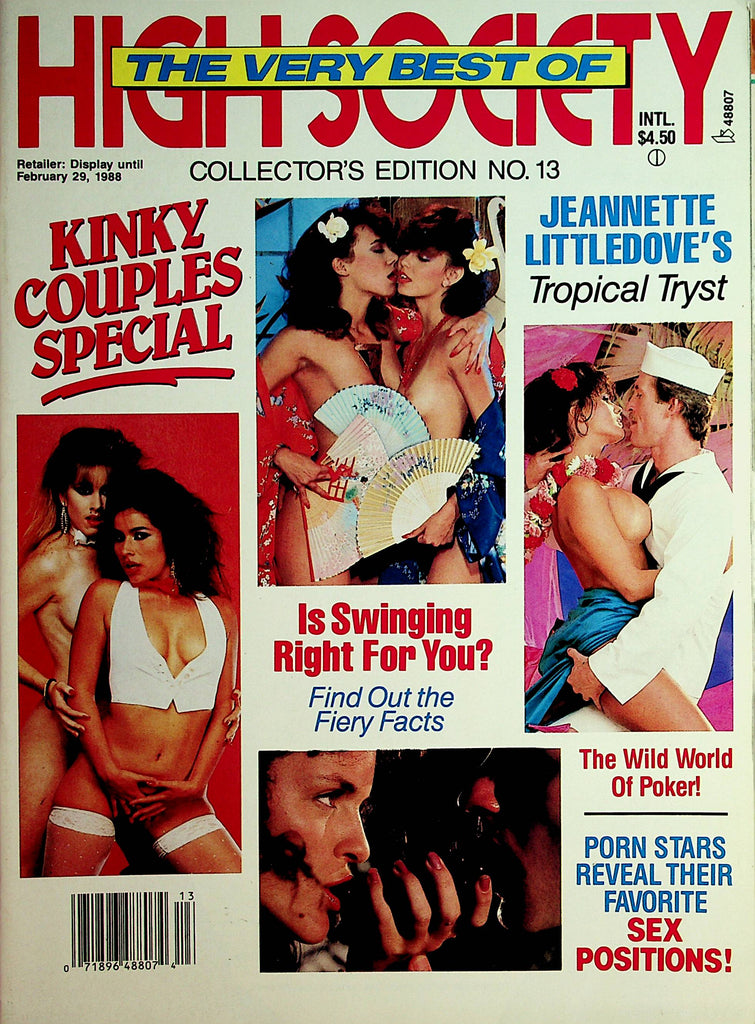 Very Best Of High Society Magazine  Jeannette Littledove/ Kinky Couples #13 1987  071421lm-sh