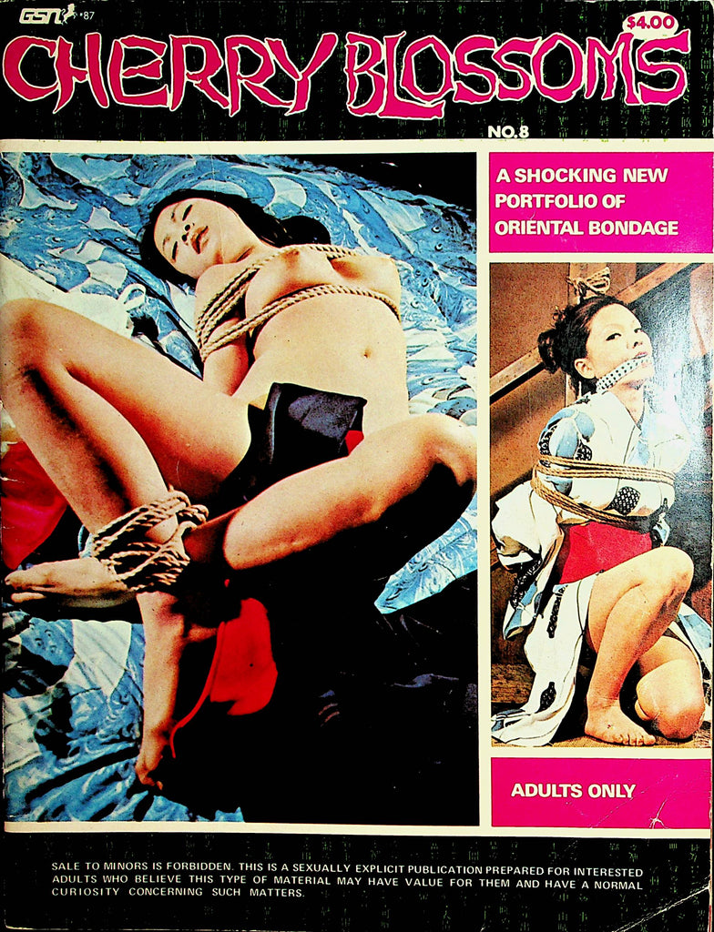 Cherry Blossoms Oriental Bondage Magazine  #8  1970's   032422lm-p