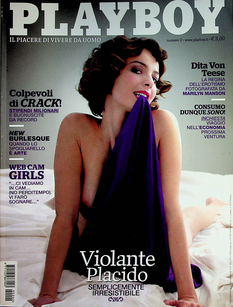 Playboy Italian International Magazine  Dita Von Tese / Violante Placido #2  February 2009  011023lm-p3