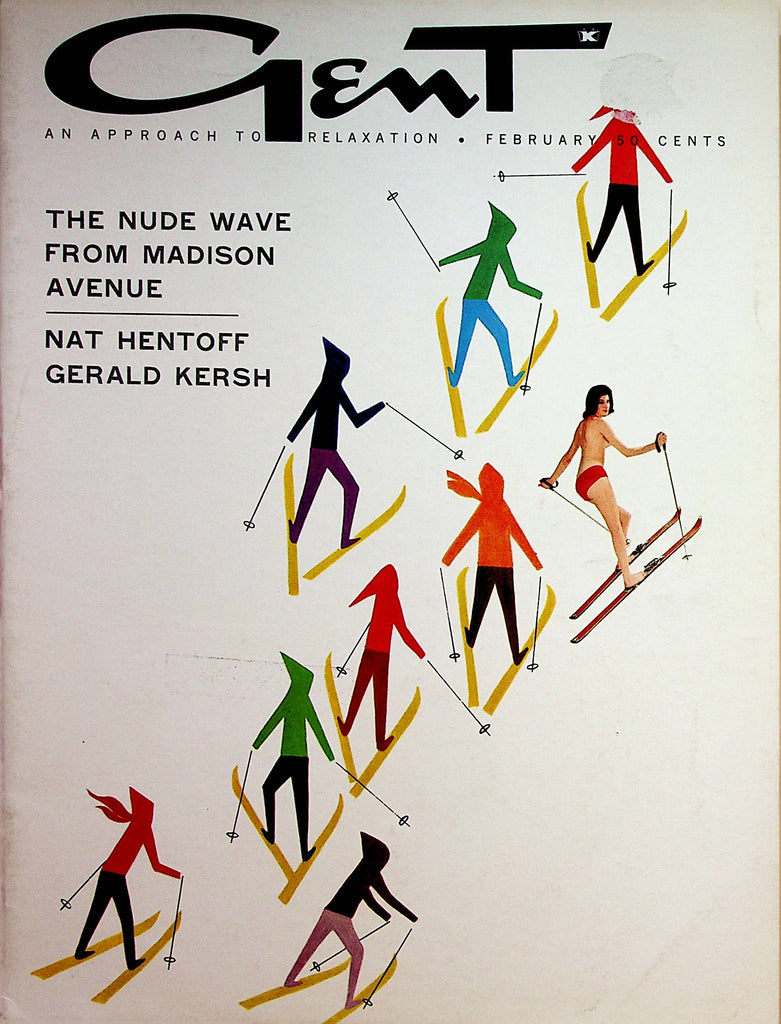 Gent Vintage Magazine   Centerfold Girl Caterina Romaine  February 1963    071622lm-p