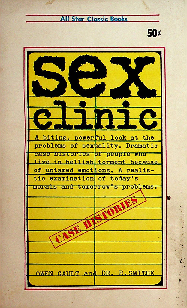 Sex Clinic Novel  Case Histories 1961  All Star Classic Books    110521lm-dm2