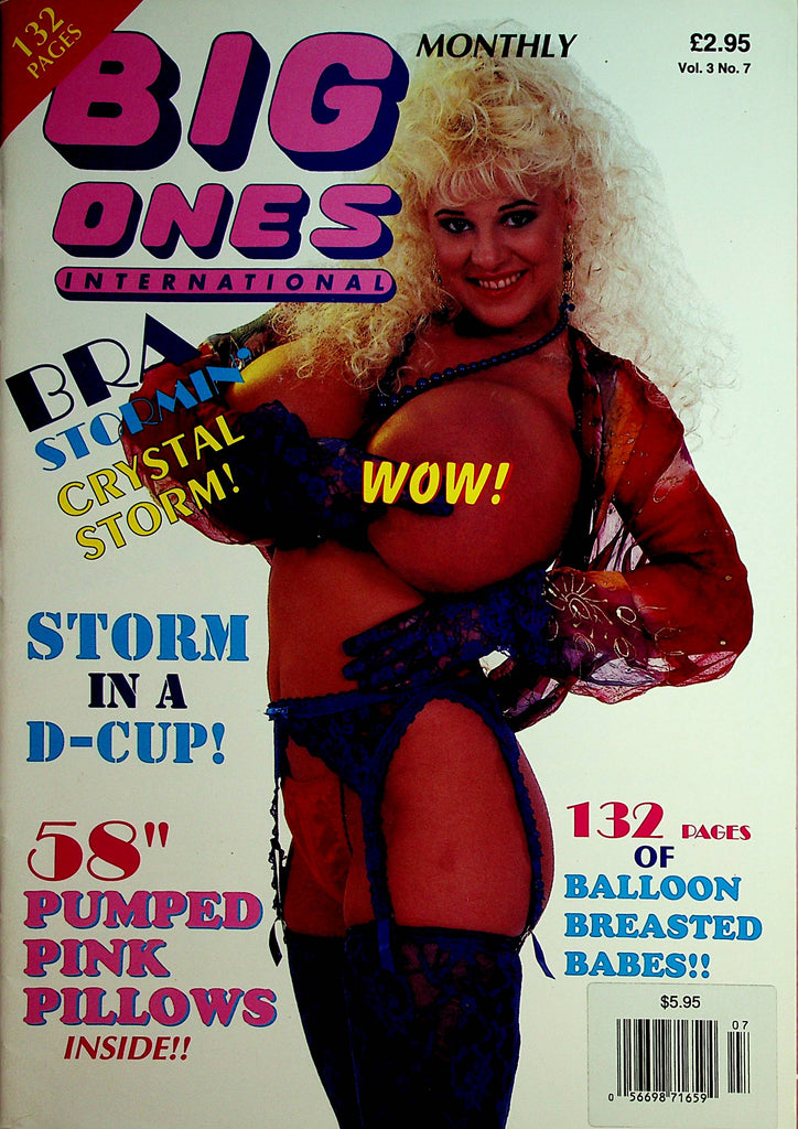 Big Ones International Magazine  Crystal Storm / Lisa Phillips  vol.3 #7 1992   091721lm-dm