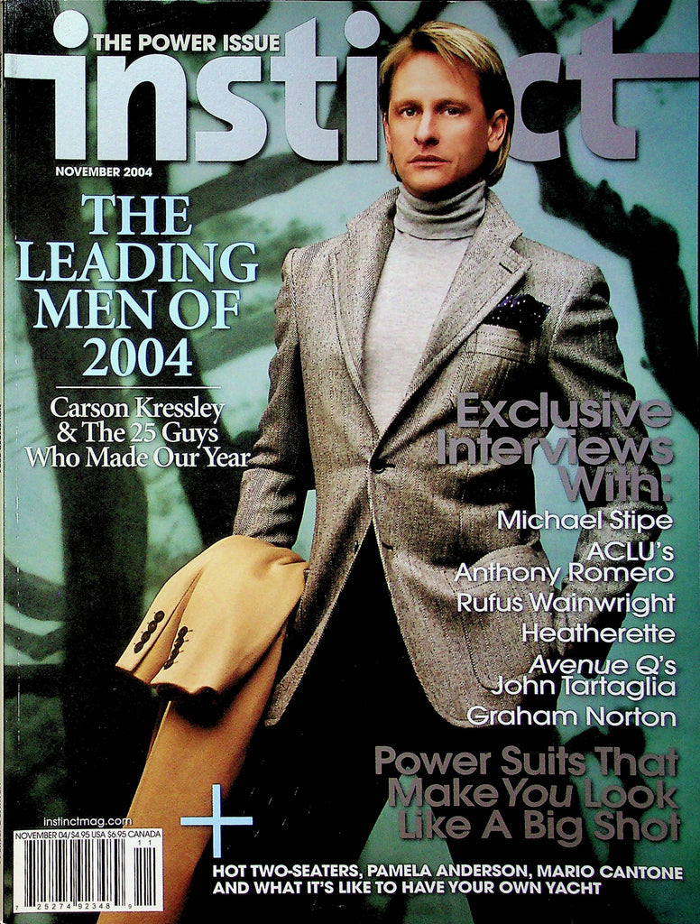 Instinct Magazine The Power Issue Ft. Michael Stipe & Carson Kressley November 2004 032723RP4