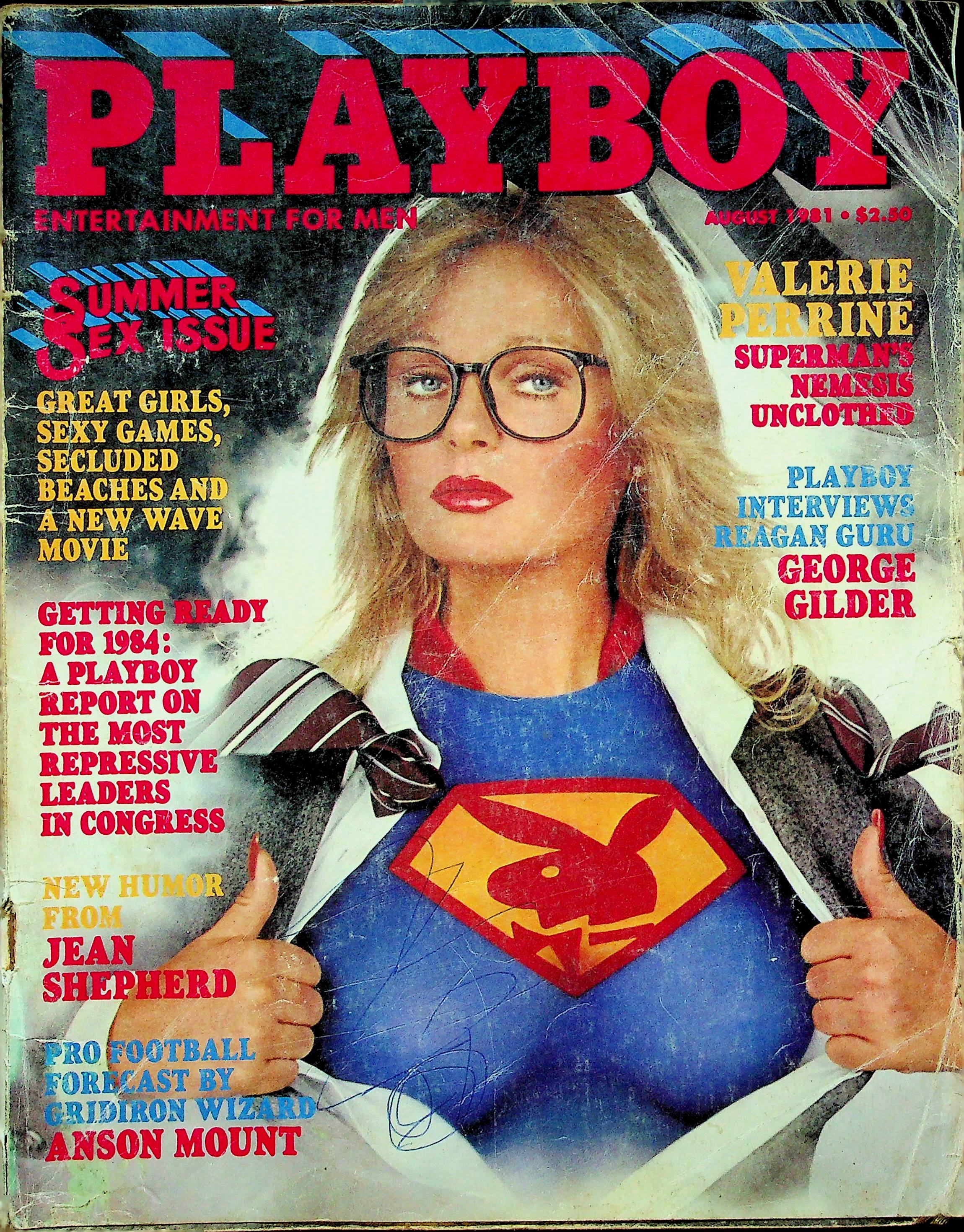 Playboy Magazine Summer Sex Issue Valerie Perrine Superman Parody Augu –  Mr-Magazine