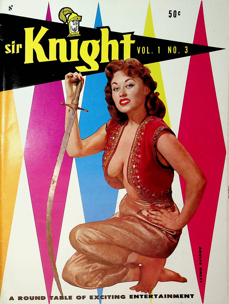 Sir Knight Vintage Magazine  Greta Thyssen  vol.1 #3 1958   111621lm-dm