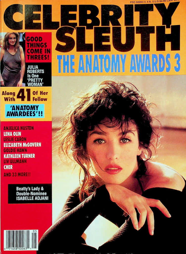 Celebrity Sleuth Magazine  Isabelle Adjani The Anatomy Awards 3 Vol.4 No.5 1991 090622RP