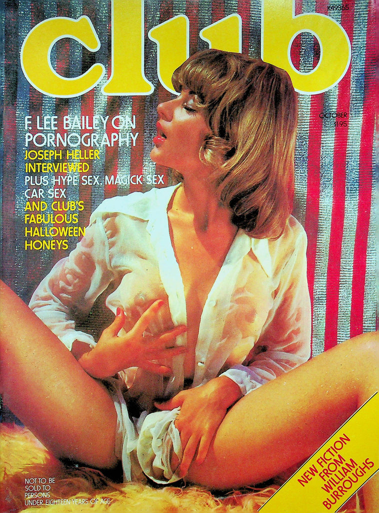 Club Magazine Joseph Heller Interview & F. Lee Bailey On Porn October 1977 082522RP