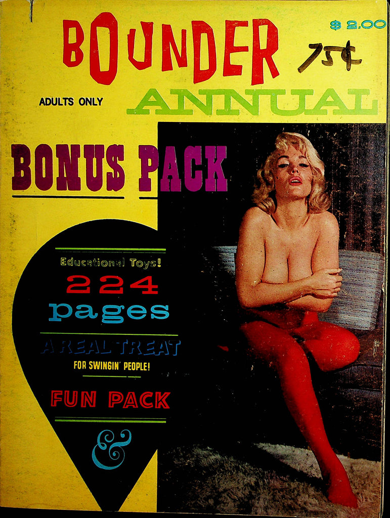 Bounder Annual Busty Magazine  Bonus Pack  224 Pages!  July 1965 w/Calendar   020822lm-dp2