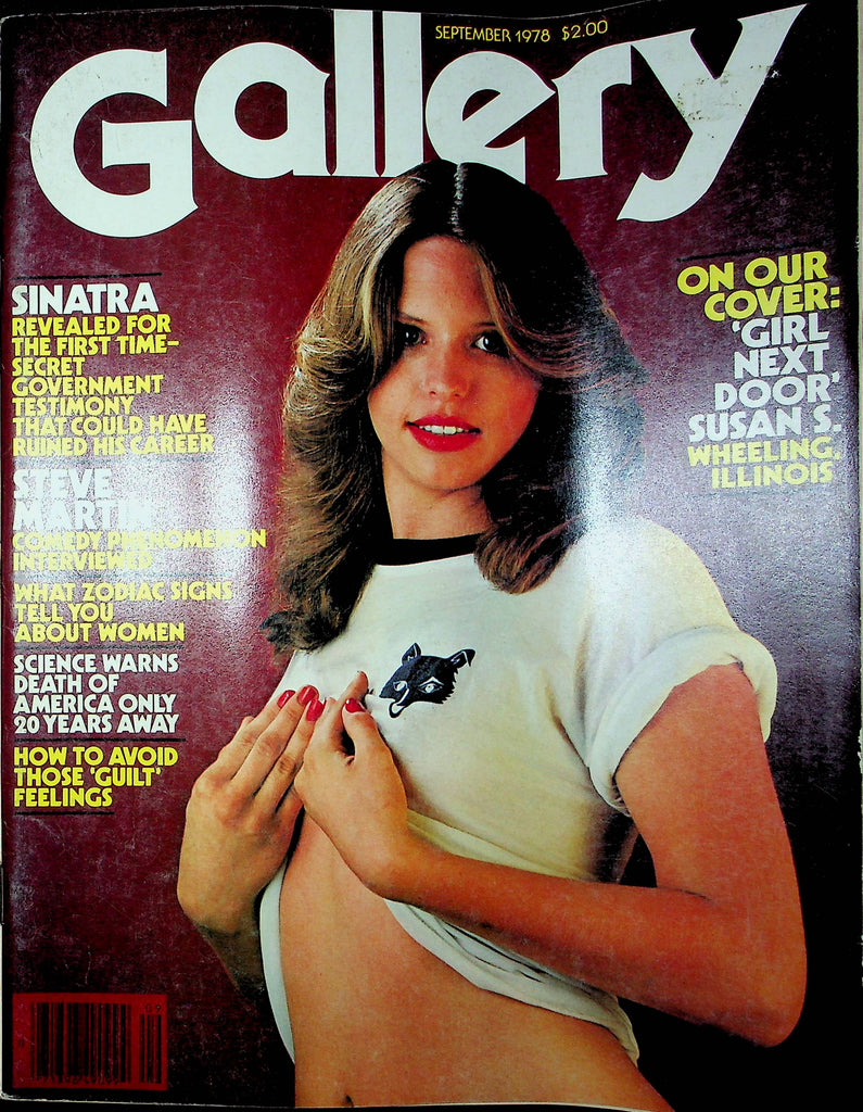 Gallery Magazine Girl Next Door Susan S. & Steve Martin & Sinatra September 1978 013123RP