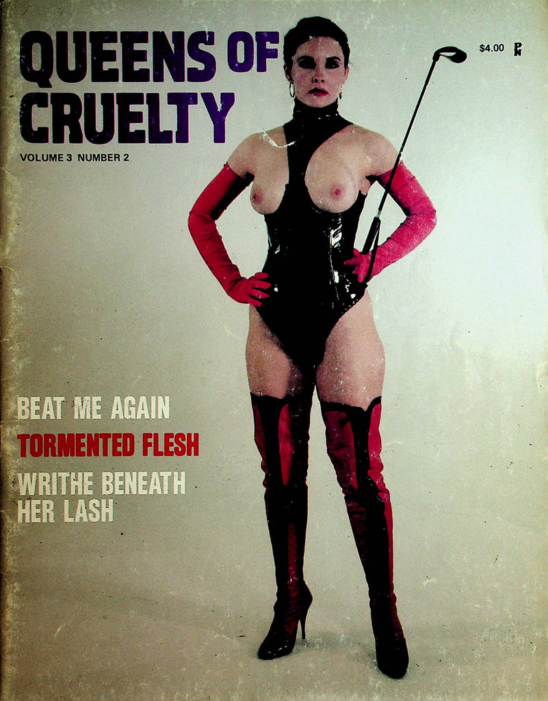 Queen's Of Cruelty Fetish Adult Magazine  Beneath Her Lash  vol.3 #2  1976 Delta Publishing  032620lm-sh