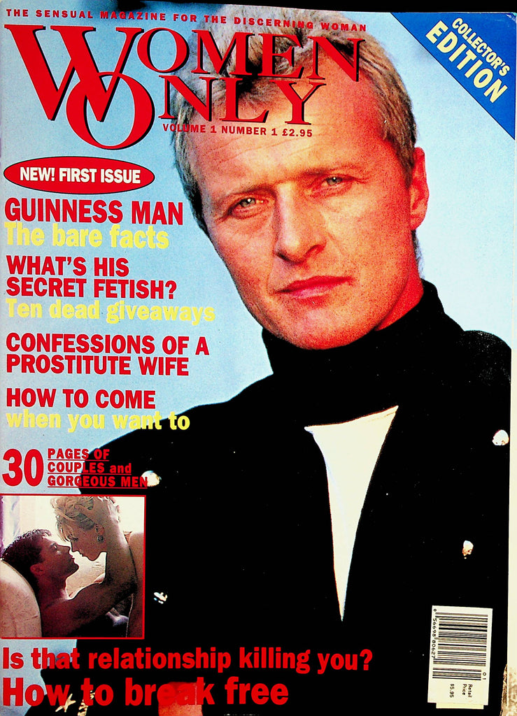 Women Only Magazine  Rutger Hauer  Collector Edition vol.1 #1  November 1992    092021lm-dm