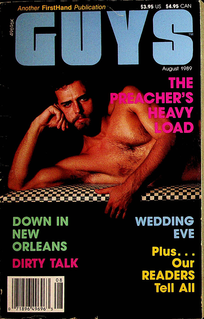 Guys Gay Digest  The Preacher's Heavy Load  August 1989    033123lm-p