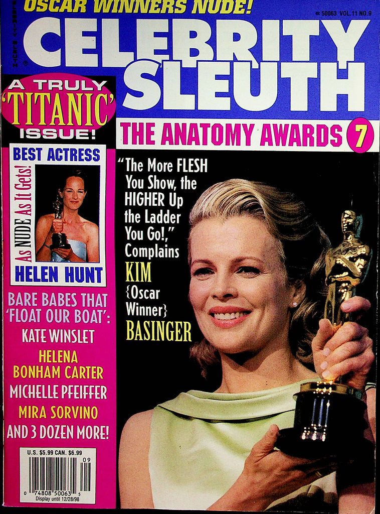 Celebrity Sleuth Magazine  Kim Basinger / Helen Hunt / Kate Winslet  vol.11 #9  1998  100522lm-p3
