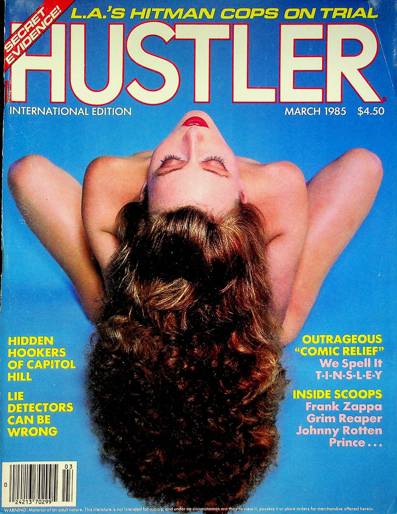 Hustler Magazine Frank Zappa Angelita & Loretta March 1985 092222RP