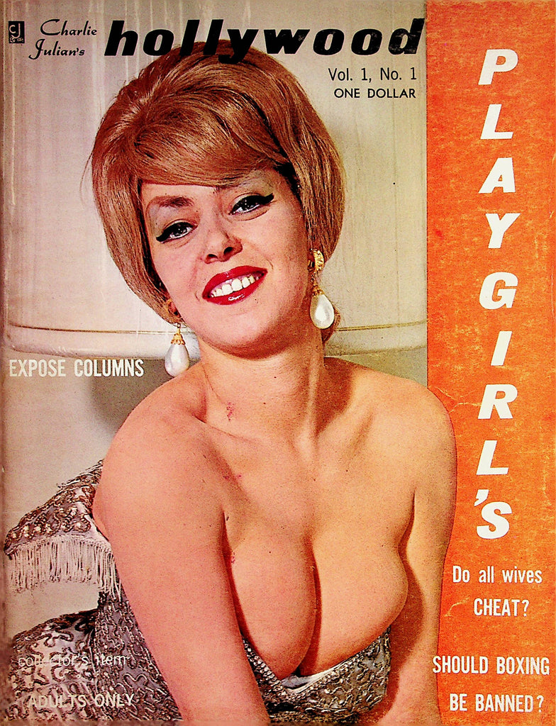 Charlie Julian's Hollywood Playgirl's Magazine  vol.1 #1  1960's  071622lm-p