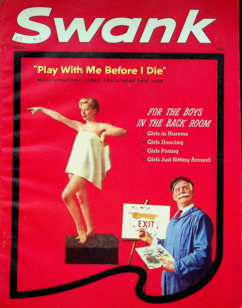 Swank Magazine Alfred Hitchcock & Belle Of Baghdad November 1957 042822RP