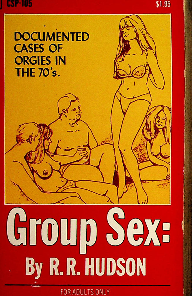 Group Sex: Novel  Documented Cases Of Orgies In The 70's by R.R. Hudson  1971    110221lm-dm