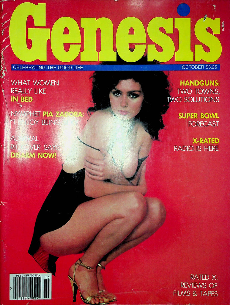 Genesis Magazine Pia Zadora & Christie & Erika October 1982 102422RP