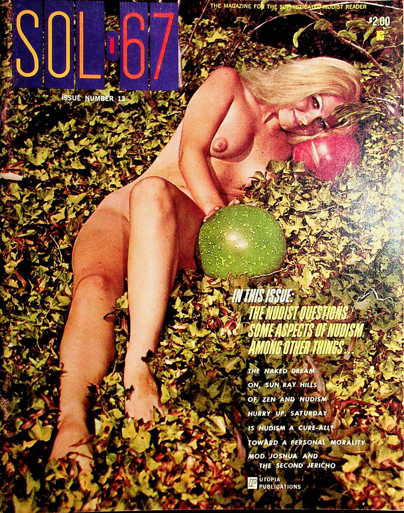 SOL-67 Nudist Magazine  Zen And Nudism  #13 1967 Utopia Publication  100821lm-dm