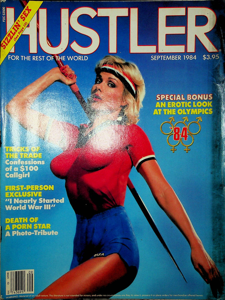 Hustler Magazine Erotic Look At The Olympics September 1984 120922RP